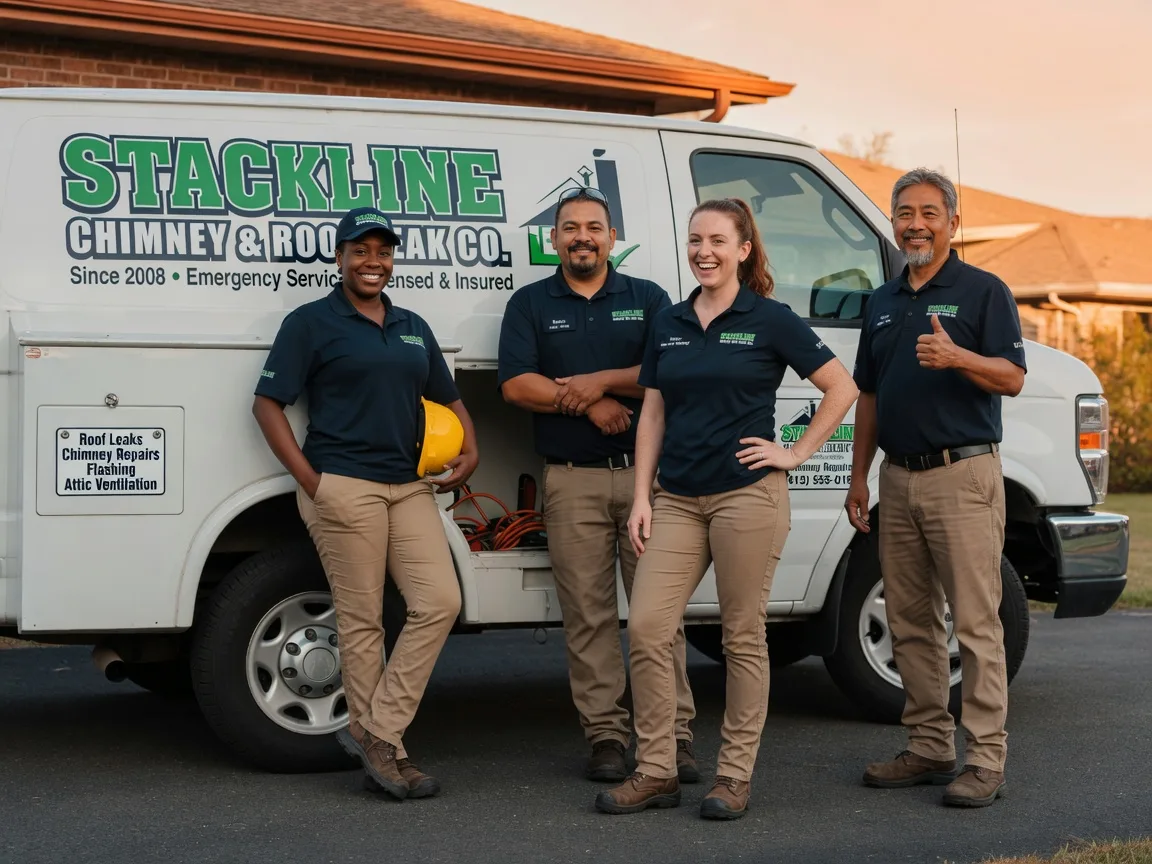 Chimney flashing repair company in Rex, GA